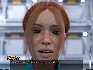 Stranded in space, first kiss with redhead Haylee!