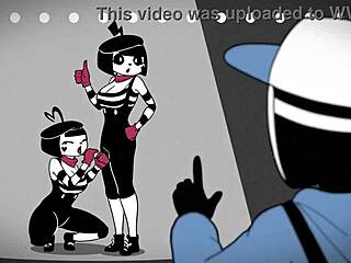 Extended HD animation of Mime & Dash in a kinky threesome
