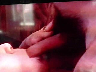 retro amateur vid where they fuck and cum on faces in blue film style