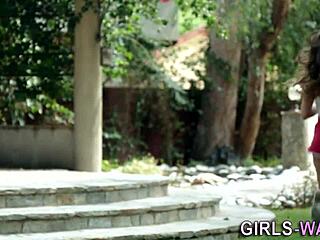 Hey, wanna see these cute lesbians lick and finger each other?