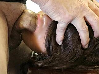 girl next door sucking me off, cum on her face