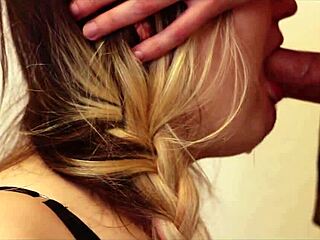 I spank her ass red while she rides my big cock in fishnets for creampie