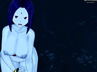 Raven's Horny Big Thighs JOI and Facial in Dark Forest!