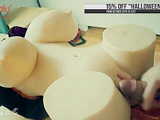 Britney Doll In Lingerie Gets Cumshot!