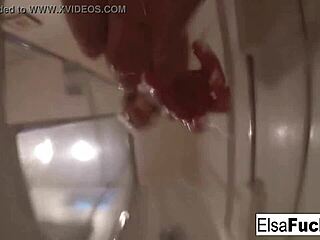 Tight Teen Elsa Toys Her Wet Pussy!