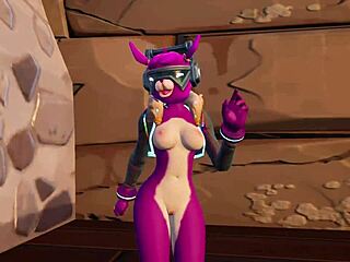 Straight and sexy Fortnite mod with a big ass