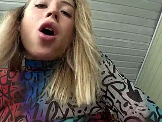 Cheating With Girlfriend's Charming 18yo Sister For Massive Facial