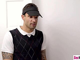 Petite teen girls with small tits enjoy threesome sex and blowjob with friend's stepbrother's big cock