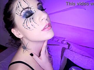 Charlotte Sarte Devours Huge Cock in Halloween POV