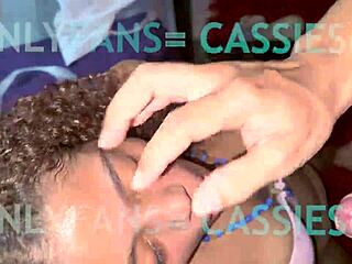 I fulfill a submissive fan's fetish with deepthroat, hair pulling, and doggystyle spanking