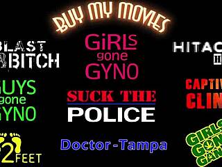 Brooklyn rossis urethra gets penetrated with surgical steel sounds by doctor tampa courtesy of girlsgonegynocom