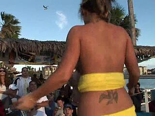 Coeds bare it all in daytime competition