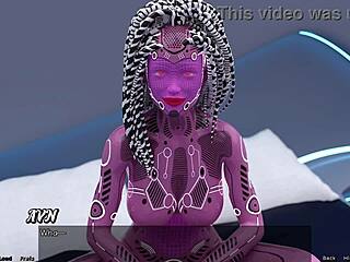 Lost in space 6: A steamy encounter with the mechanoid Paige, boasting massive assets