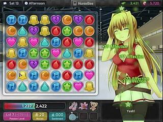 Exploring chocolate dating in HuniePop female walkthrough part 14