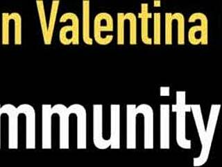 Carmen Valentina says, 'Watch me fuck my plump pussy with this dildo.'