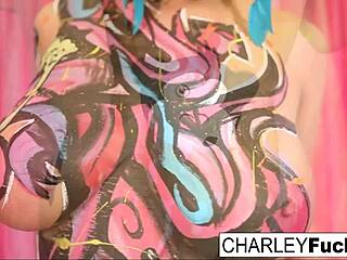 Charley Teases You With Brunette Ass And Big Tits In Solo Masturbation