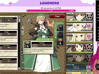 Vtuber Lewdneko Explores Evenicle Part 18 With Cute Anime Action