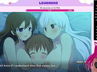 Vtuber Lewdneko Explores Evenicle Part 18 With Cute Anime Action