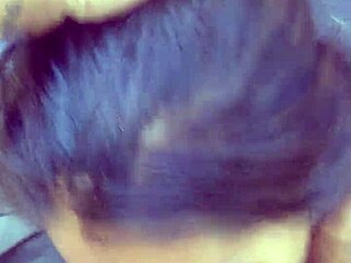 My girlfriend sucks my big cock, eager to fuck.