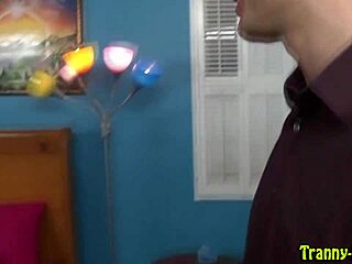 Tranny Pro Gets Soaked in Cum