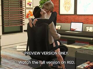 Yo, check this 3D hentai office preview, so rough! 😈