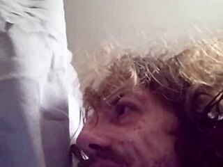 Sexy Twink Buddy Visits My Gloryhole, Feeds Me Liquid Lunch Cumshot Close Up