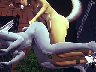 Zootopia-inspired anime and manga with furry and non-furry characters in 3D, featuring Judy Hopps in a steamy POV encounter with a creampie finish. Additional tags: Asian, Japanese, uncensored, cosplay, and oops!!!