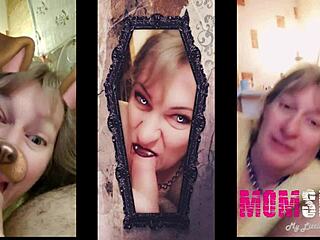 Young blonde slut sucks cock in homemade video