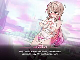 lesbian hentai bound outdoor fingering game!!