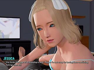 ripples game with big tits and ripped clothes