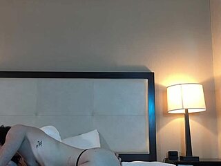 Look at this hot petite woman sucking cock deep