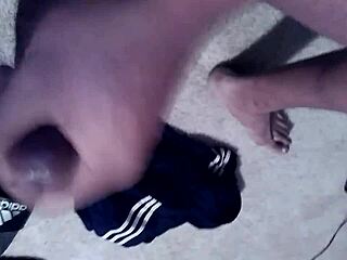 stroking before work with big black cock and monster cock