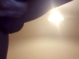 i had a session with a big black cock, jerking it off