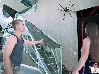 Melanie Hicks in free use step family Halloween prequel fun! 🎃