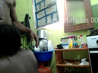 I got a blowjob in the kitchen, it was so good!