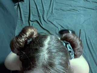 Get ready for a handsjob and facial with your goth girlfriend in this POV