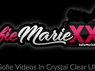 Sofie Marie's Solo Ride on Huge Dildo