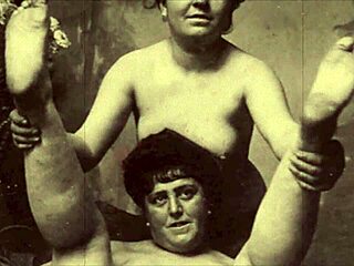 Vintage Victorian babes with unshaven pussies