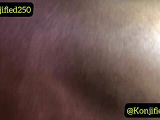 giving her my curved dick all over the room?