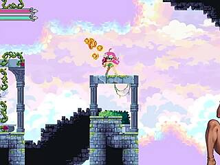 Bold training of the m angel in hentai game.