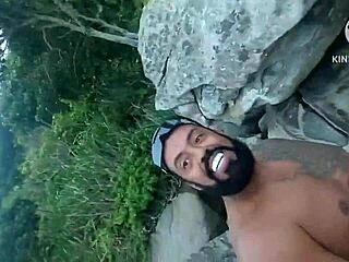 Tattooed Moreno Pounds Blonde Fada Mel on São Paulo Beach.