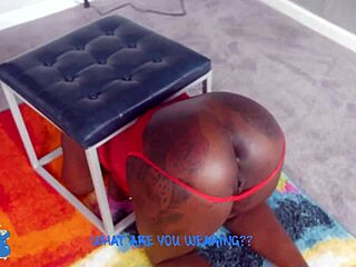 nikkistackzzz feels huge black cock bending her over and groping her big tits