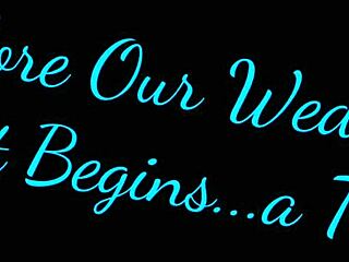 Pierced nipples tease before wedding night fun