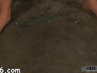 Feeling the intense punishment as a hung up sweetheart in rough hardcore fucking