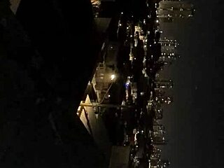 i invited the young 18+ girl to the buildings terrace and placed her on her knees to breastfeed deliciously