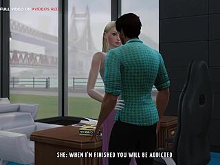 Cheating trailer babe takes money for sex from boss