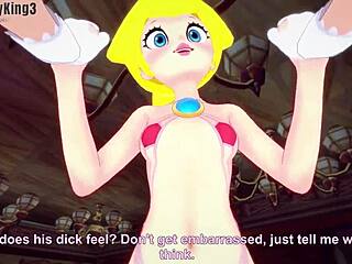 peach and daisy in threesome pov competition round 1