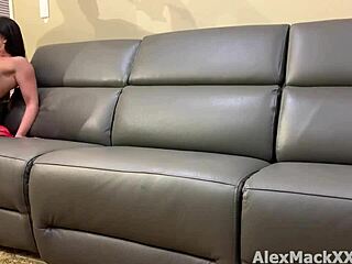 White Boy Pounds Hot Brunette Backstage - See Him Fuck?