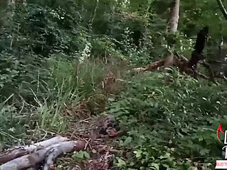 I give blowjob to big dick outdoor and swallow cum with my big tits