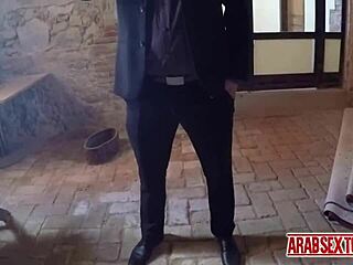 Arab Boss Fucks Homeless Chick's Tight Pussy for Heaven